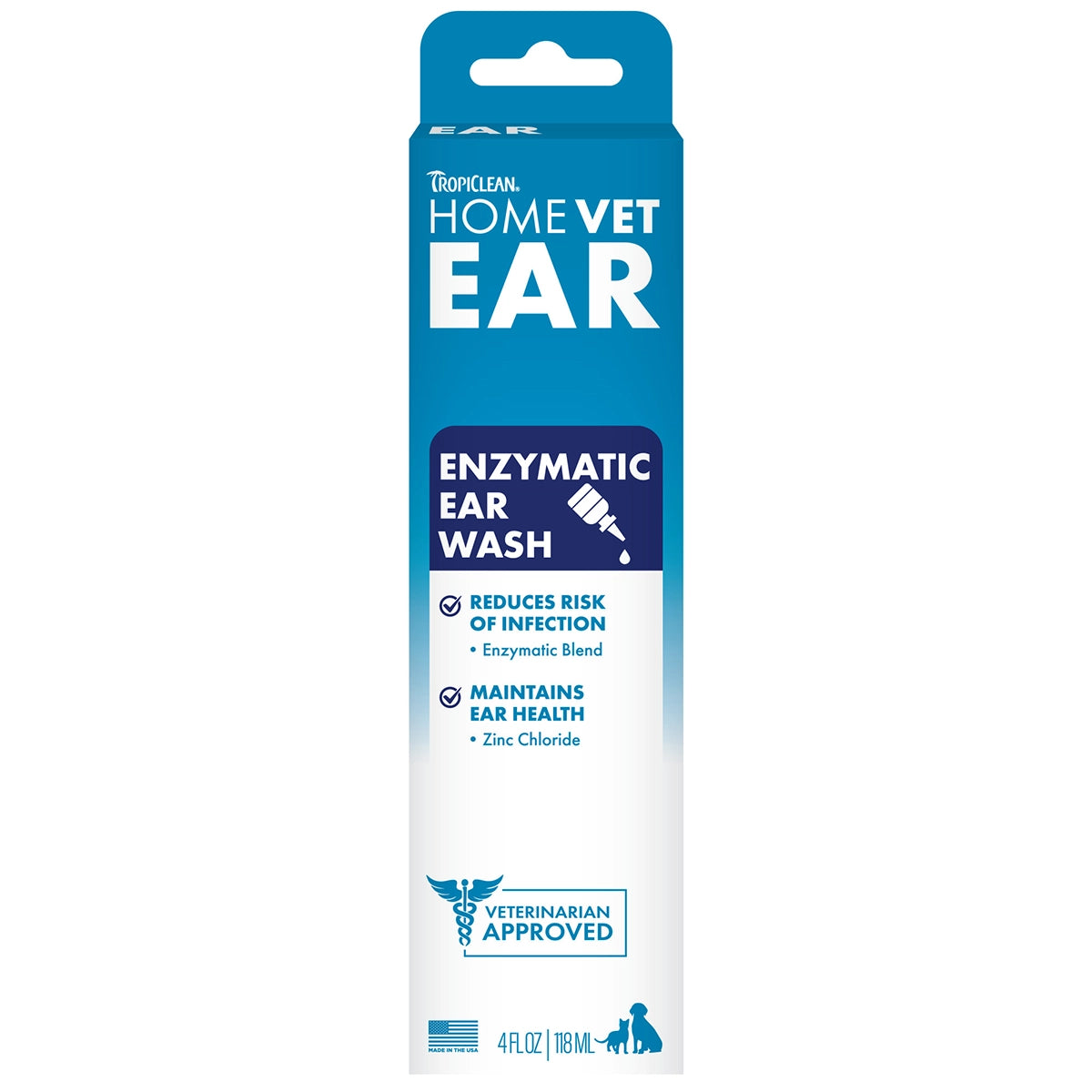 HomeVet Enzymatic Ear Wash, 4oz
