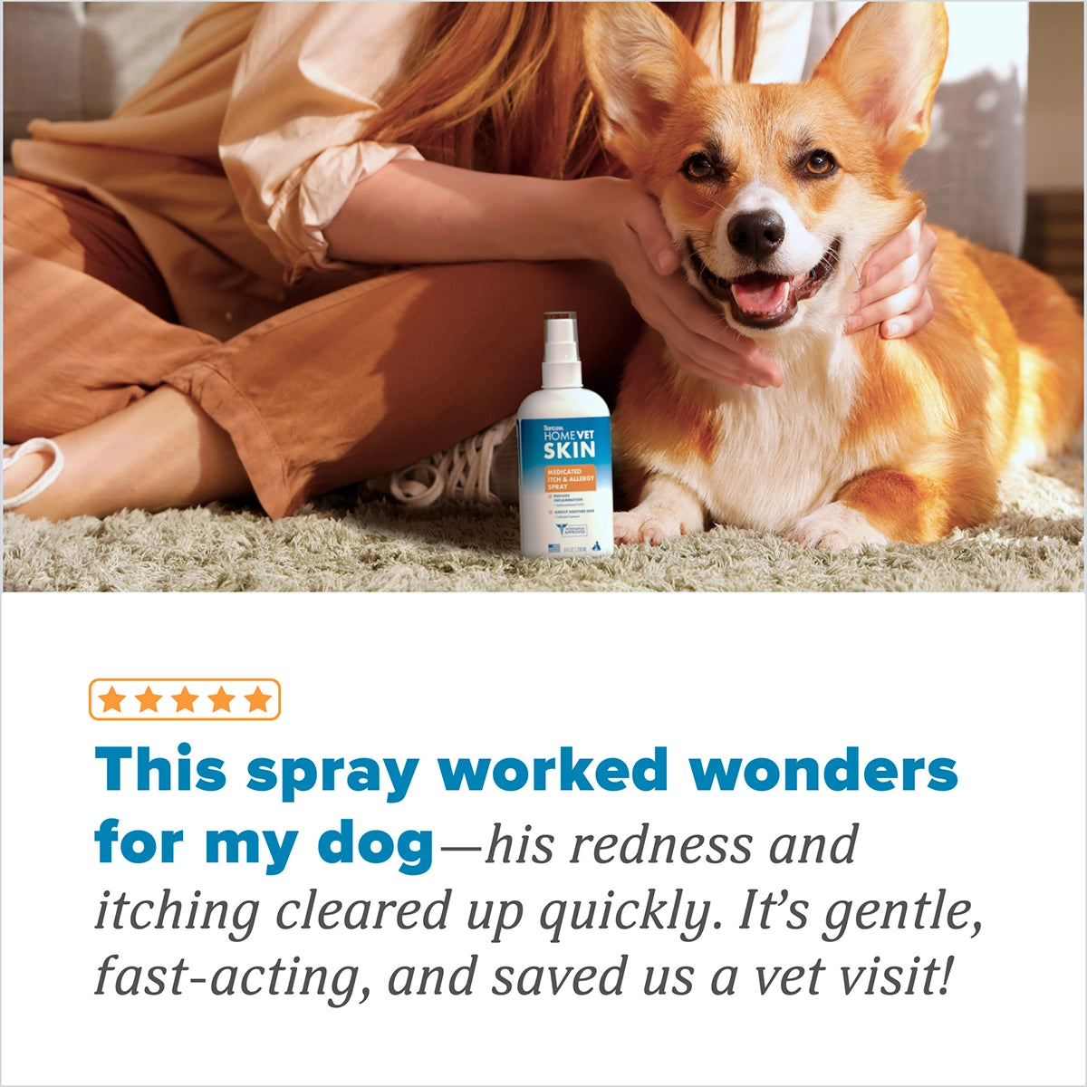 HomeVet Itch and Allergy Spray, 8oz