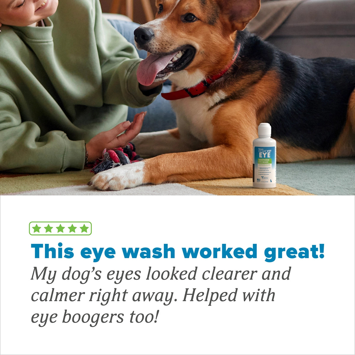 HomeVet Soothing Eye Wash, 4oz