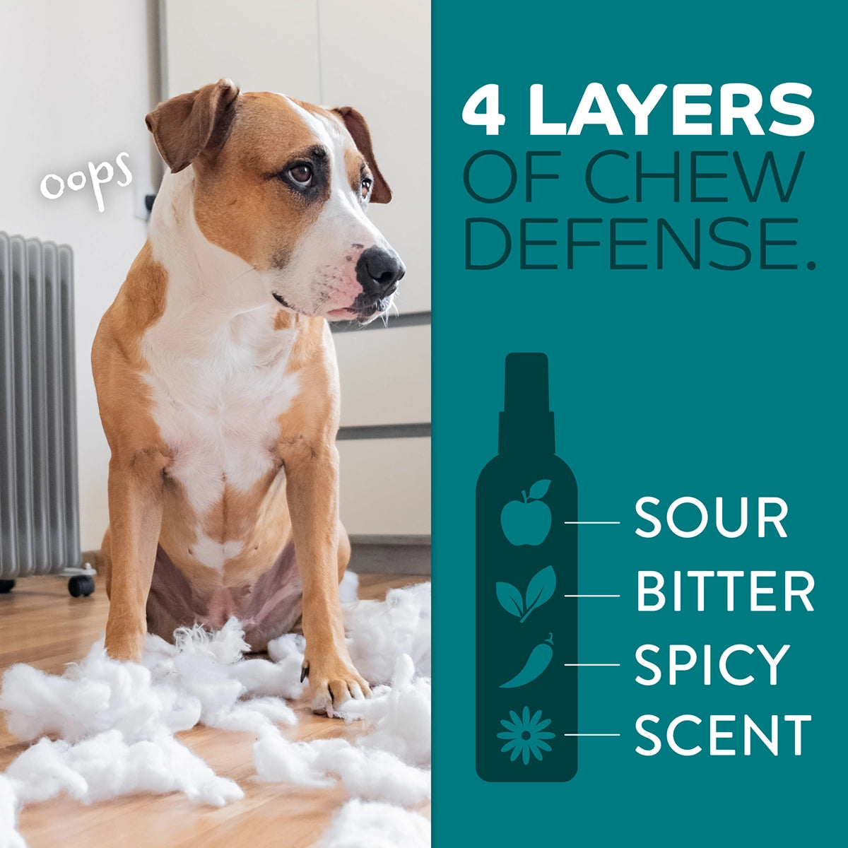 TropiClean Chew Stop Behavior Aid Home Spray, 8oz