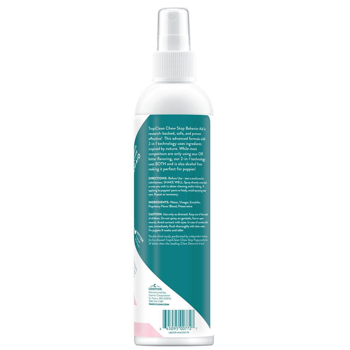 TropiClean Chew Stop Behavior Aid Puppy Spray, 8oz
