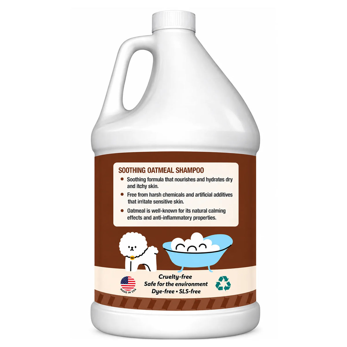 ThoozyPet Soothing Oatmeal Shampoo Milk & Honey 1 Gallon