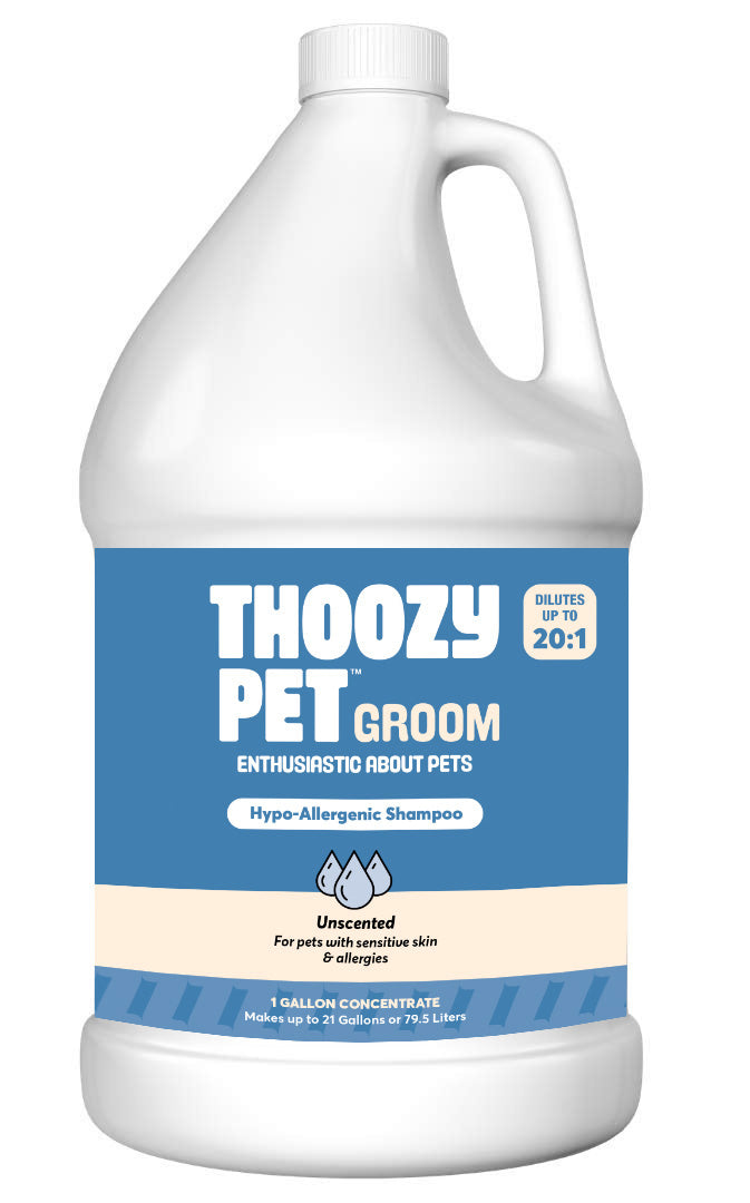 ThoozyPet Hypo-Allergenic Shampoo Unscented 1 Gallon