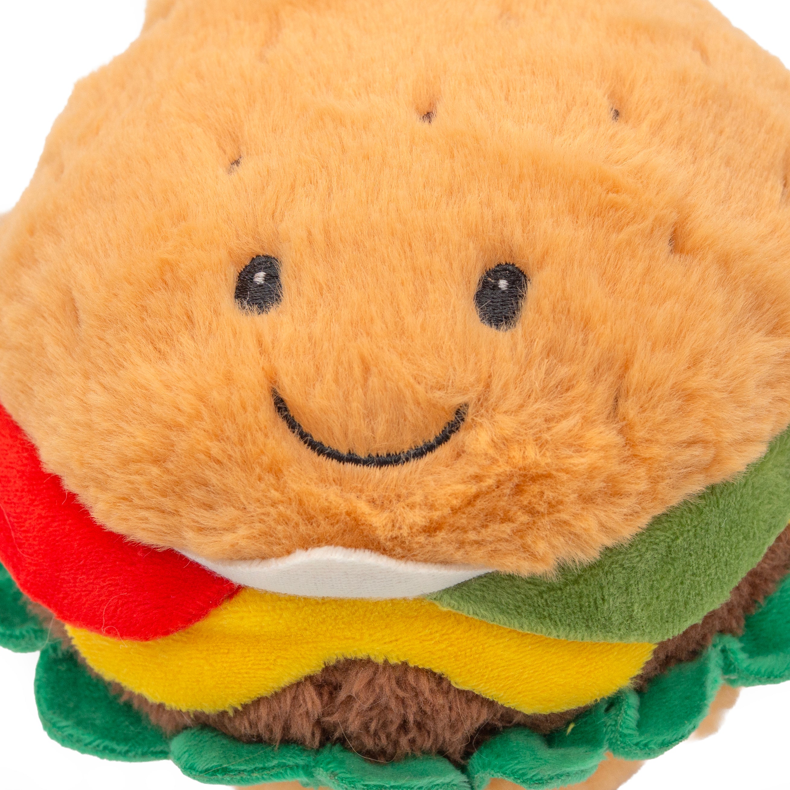 ThoozyPet Cheeseburger Dog Toy 5"