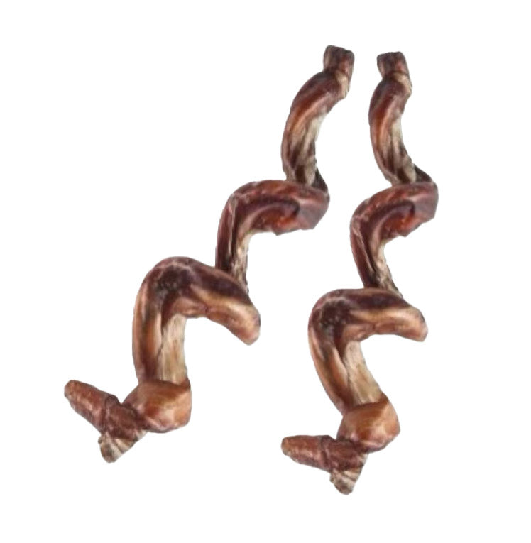 ThoozyPet USA-Sourced Beef Bully Flosser Dog Chews 6-9" 15ct