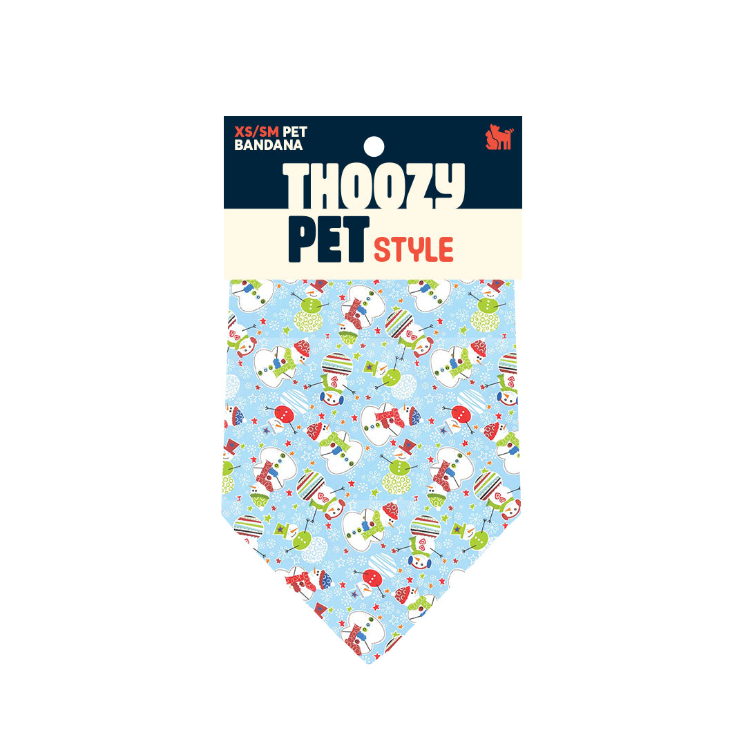 ThoozyPet Festive & Frosted Bandana XS / Small