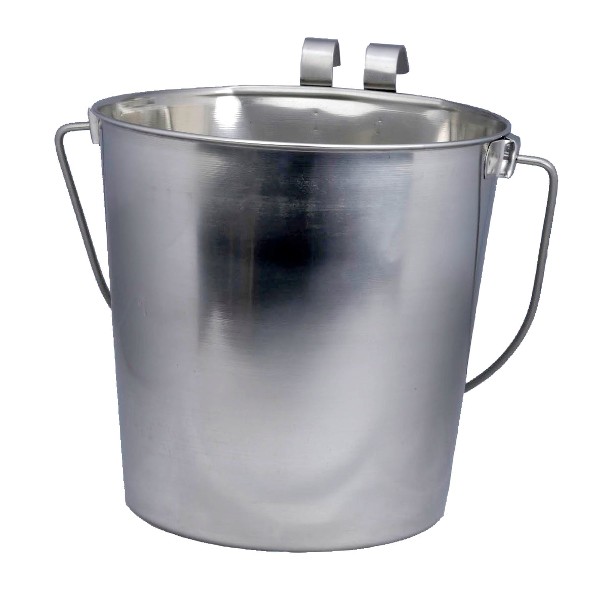 ThoozyPet Heavy Duty Flat Sided Pail with Two Hooks 6 Qt.