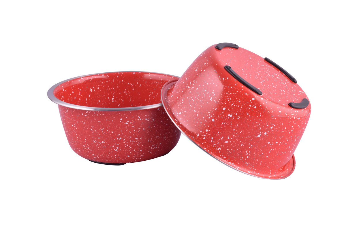 ThoozyPet Camping Bowls 62 oz Red