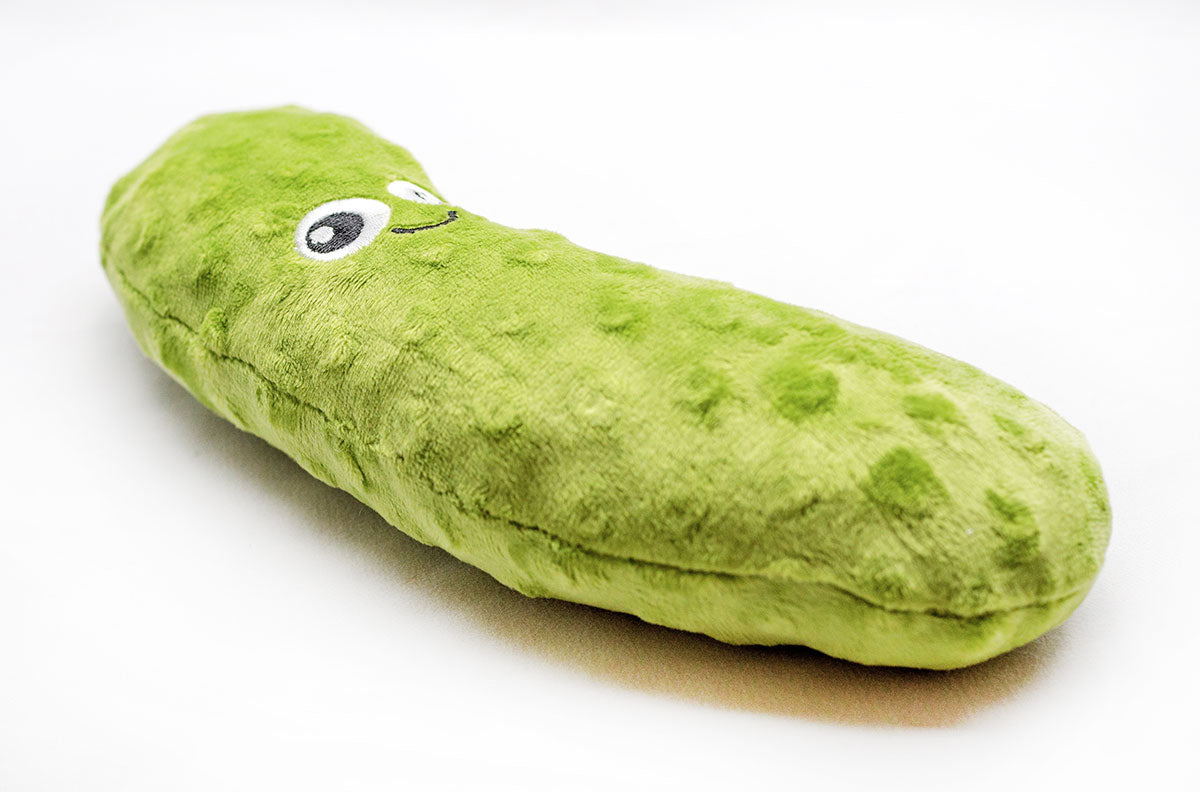 ThoozyPet Pickle Plush Dog Toy 10"