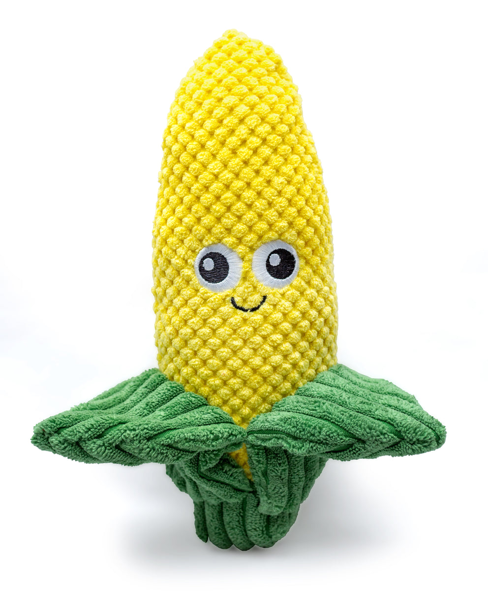 ThoozyPet Corn Plush Dog Toy 10"