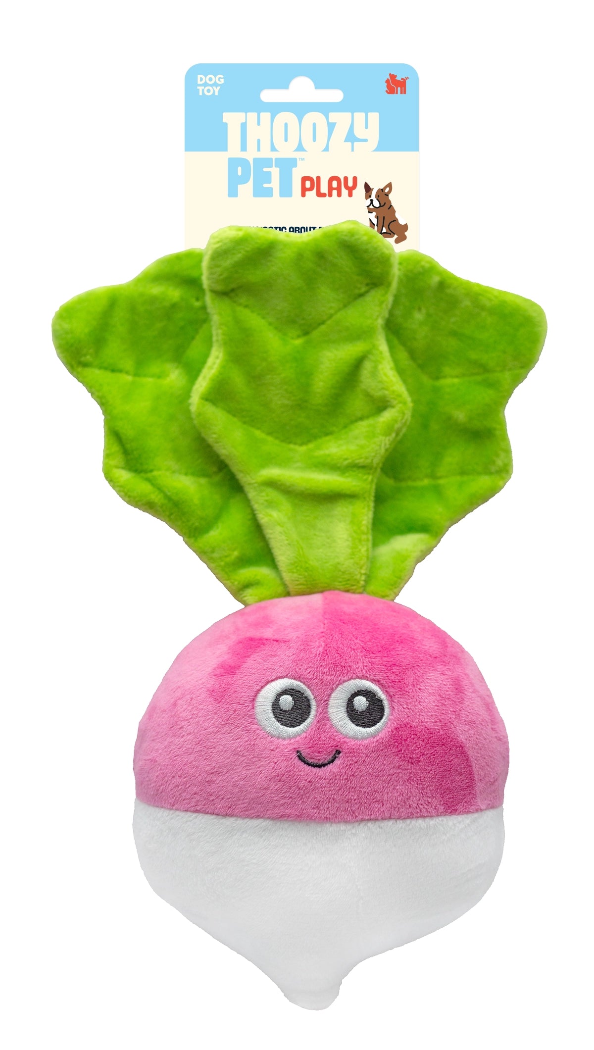 ThoozyPet Turnip Plush Dog Toy 12"