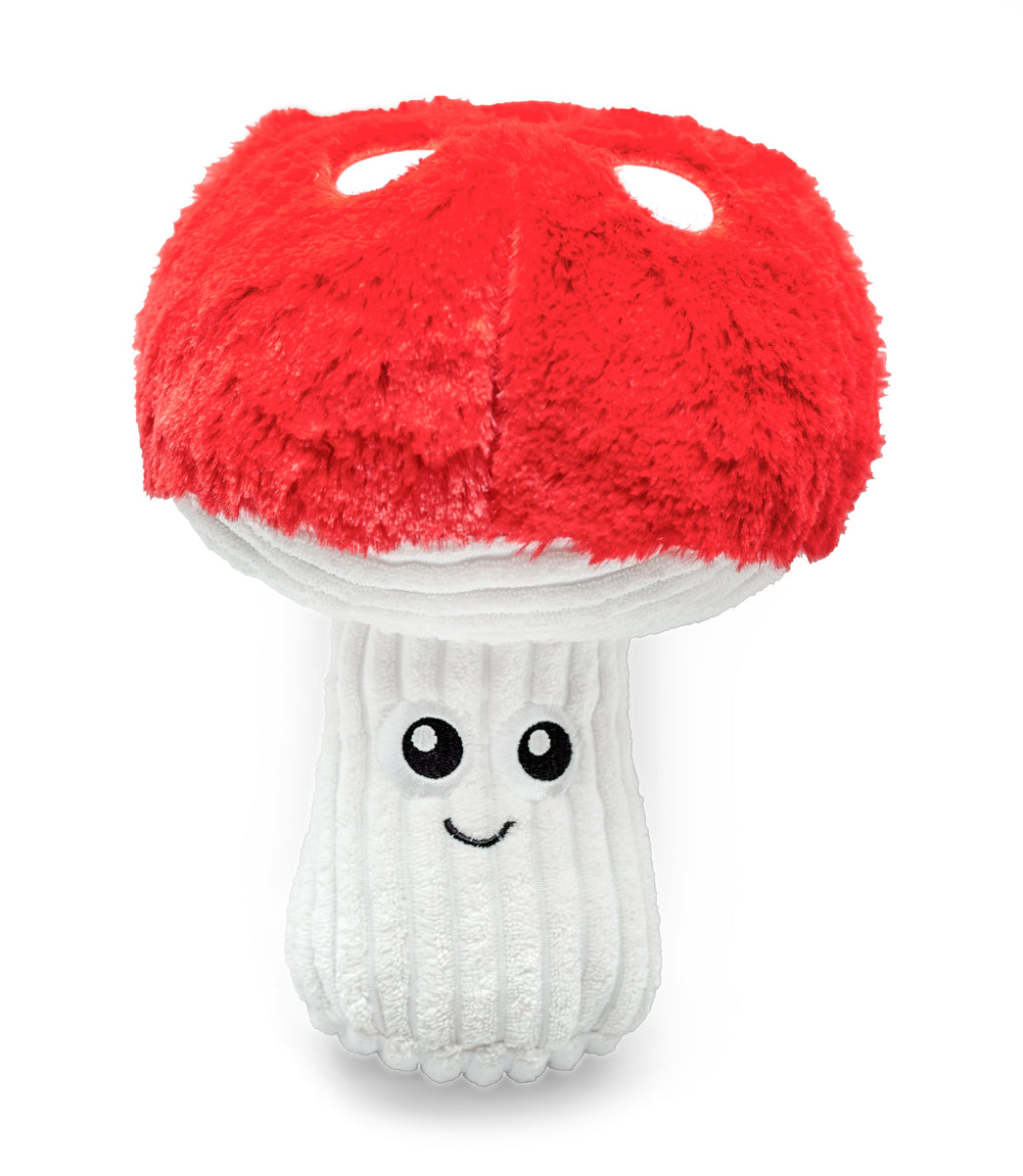 ThoozyPet Mushroom Plush Dog Toy 9"
