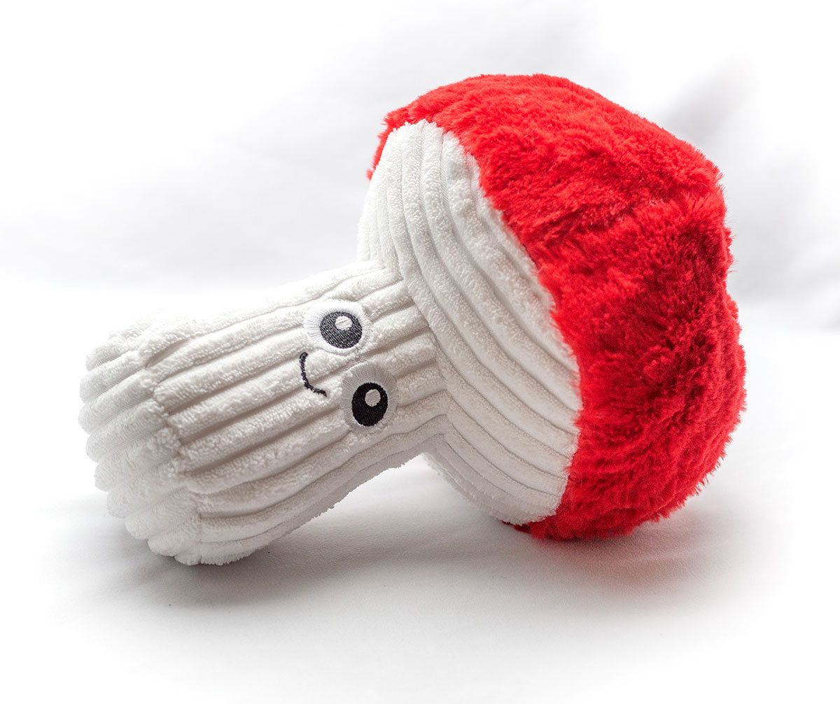 ThoozyPet Mushroom Plush Dog Toy 9"