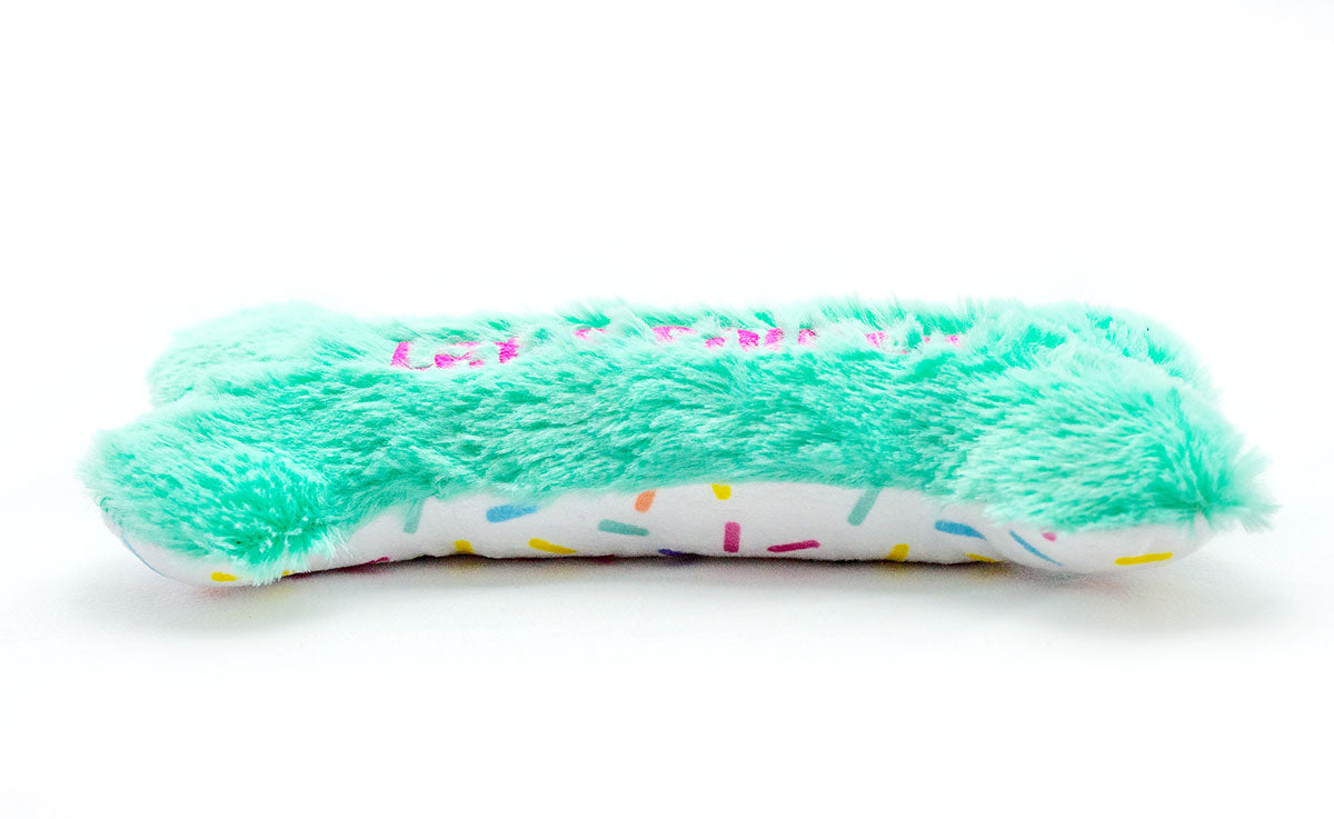 ThoozyPet Birthday Bone Small Plush Dog Toy 8"