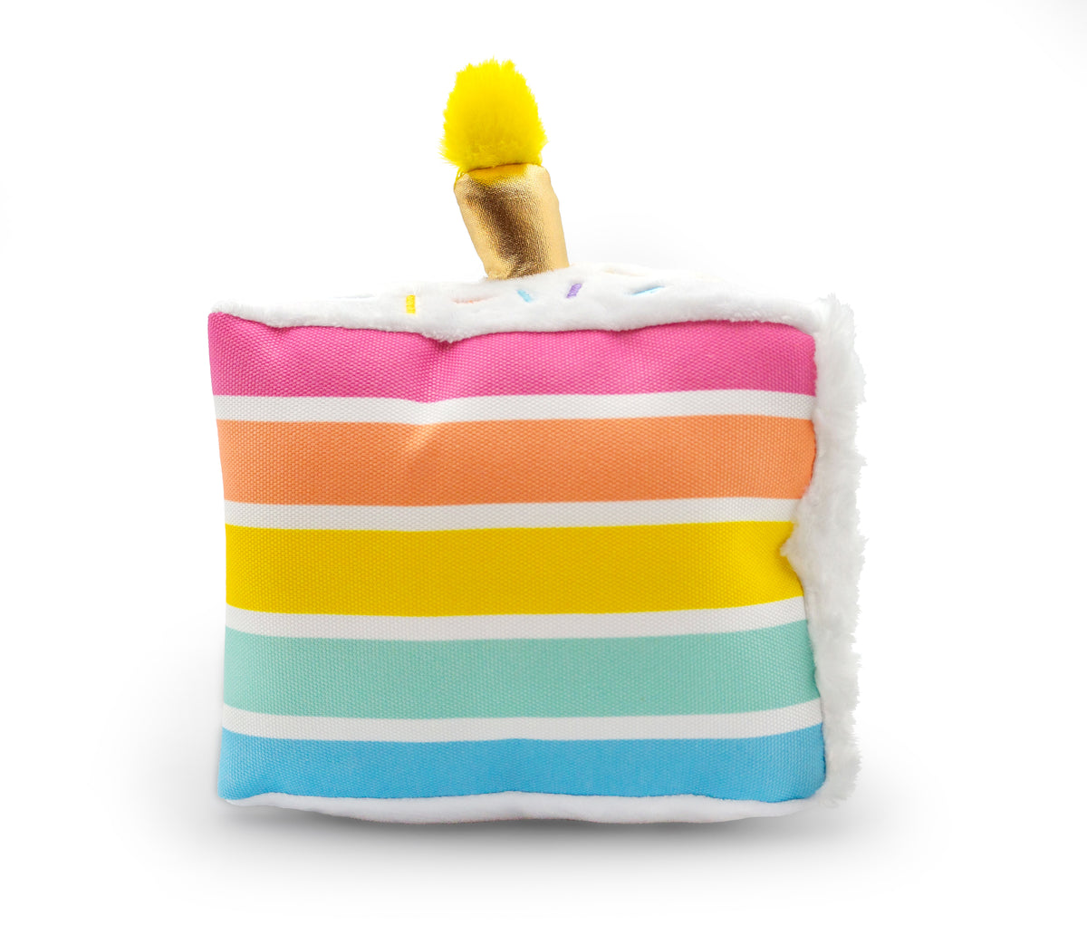 ThoozyPet Birthday 5-Layer Cake Plush Dog Toy 8"