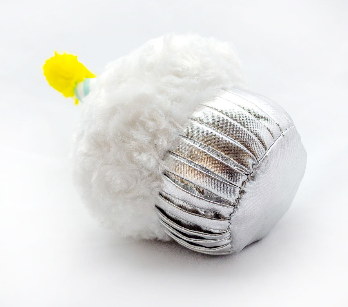 ThoozyPet Birthday Cupcake Plush Dog Toy 7"