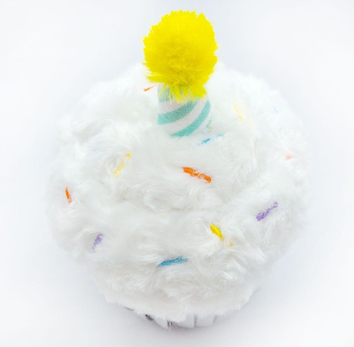 ThoozyPet Birthday Cupcake Plush Dog Toy 7"