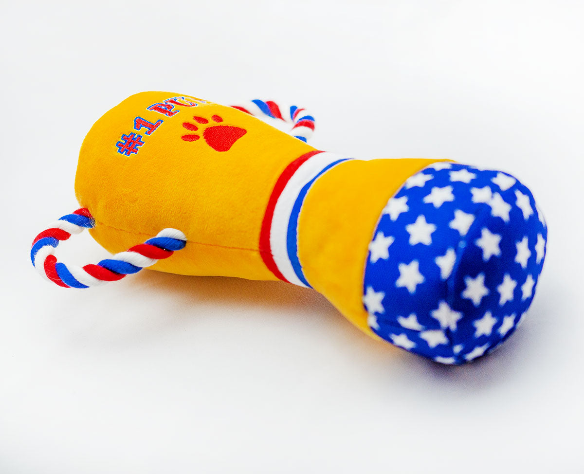 ThoozyPet #1 PUP Trophy Plush Dog Toy 9"