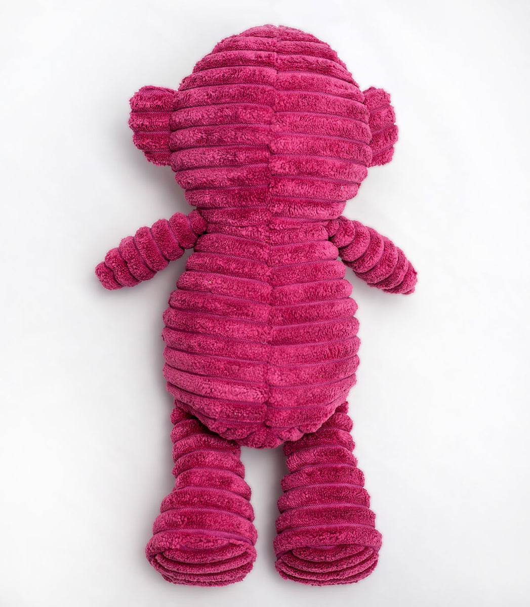 ThoozyPet Tuff & Cuddly Monkey Plush Dog Toy 12.5"