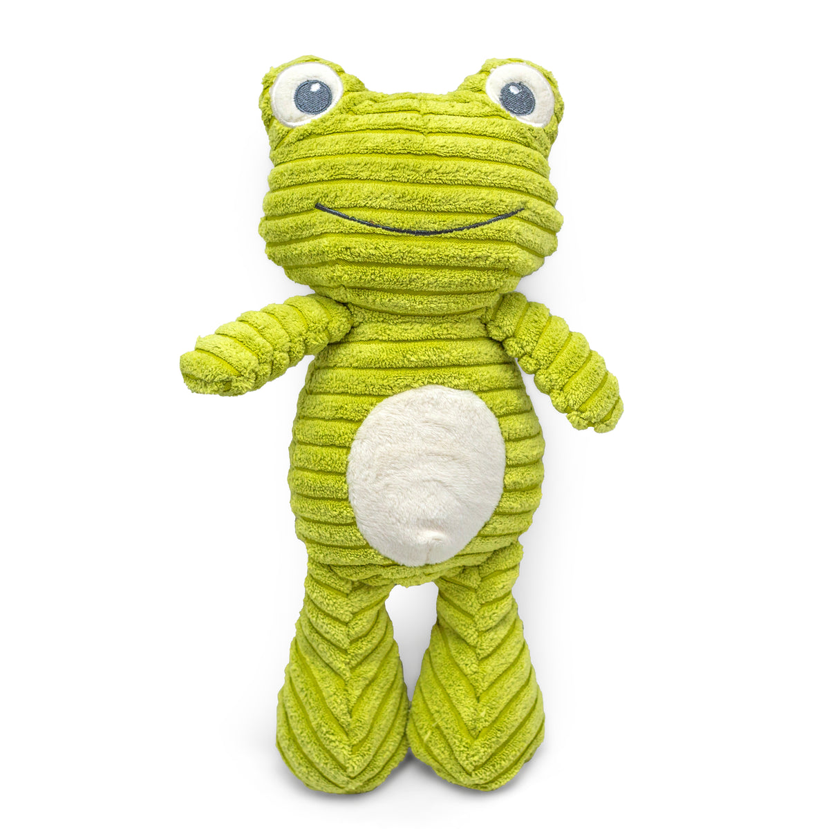 ThoozyPet Tuff & Cuddly Frog Plush Dog Toy 12.5"