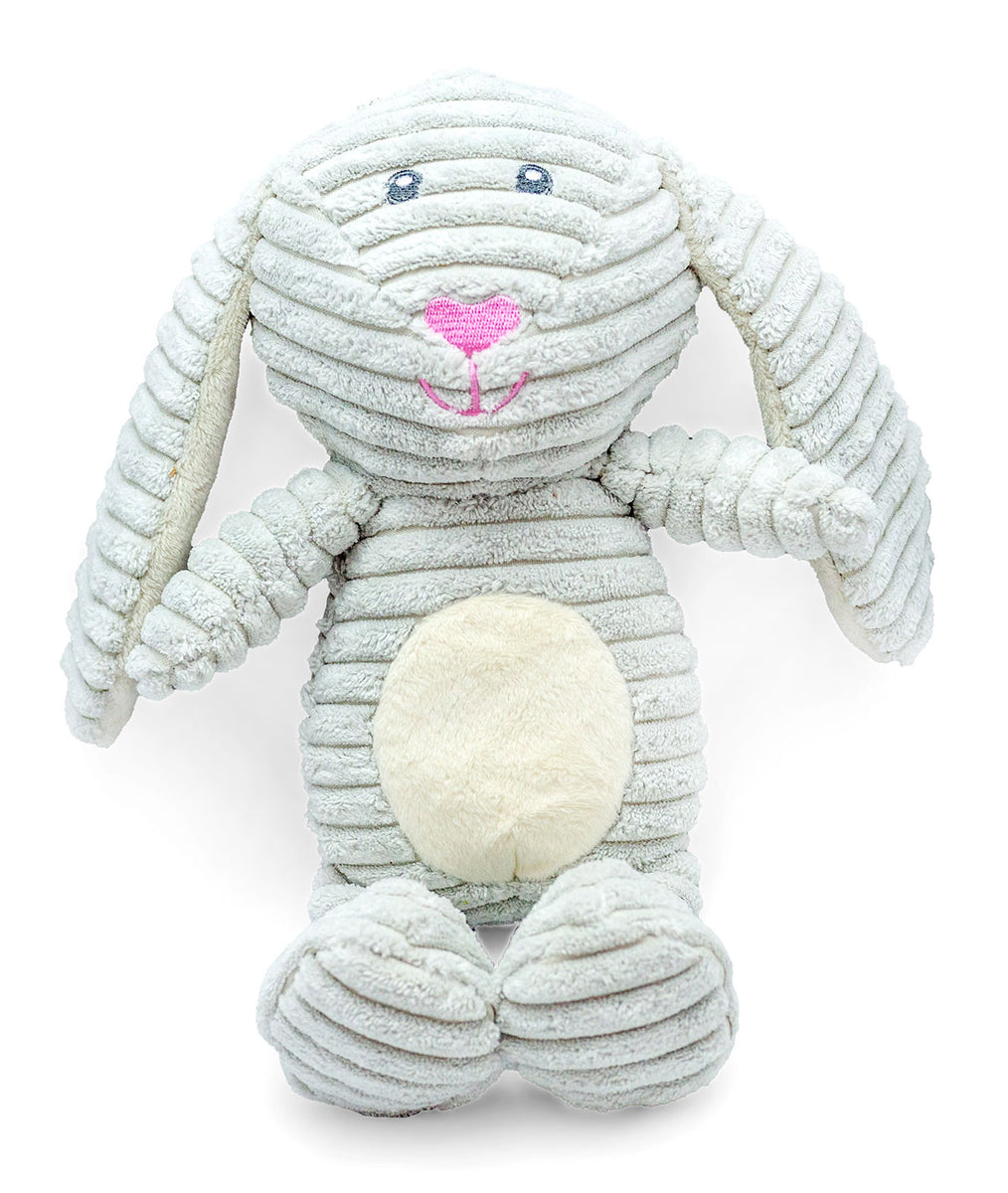 ThoozyPet Tuff & Cuddly Bunny Plush Dog Toy 12.5"