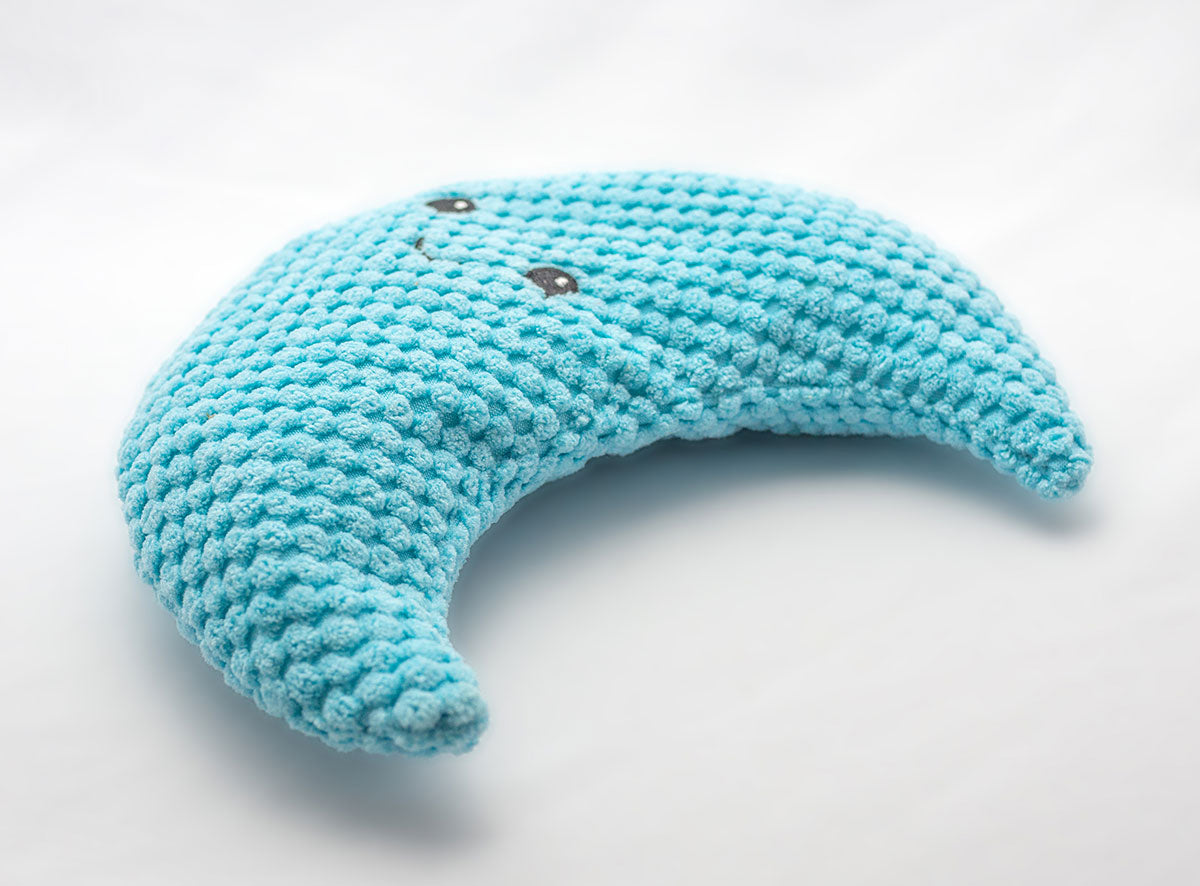 ThoozyPet Crescent Moon Plush Dog Toy 8"