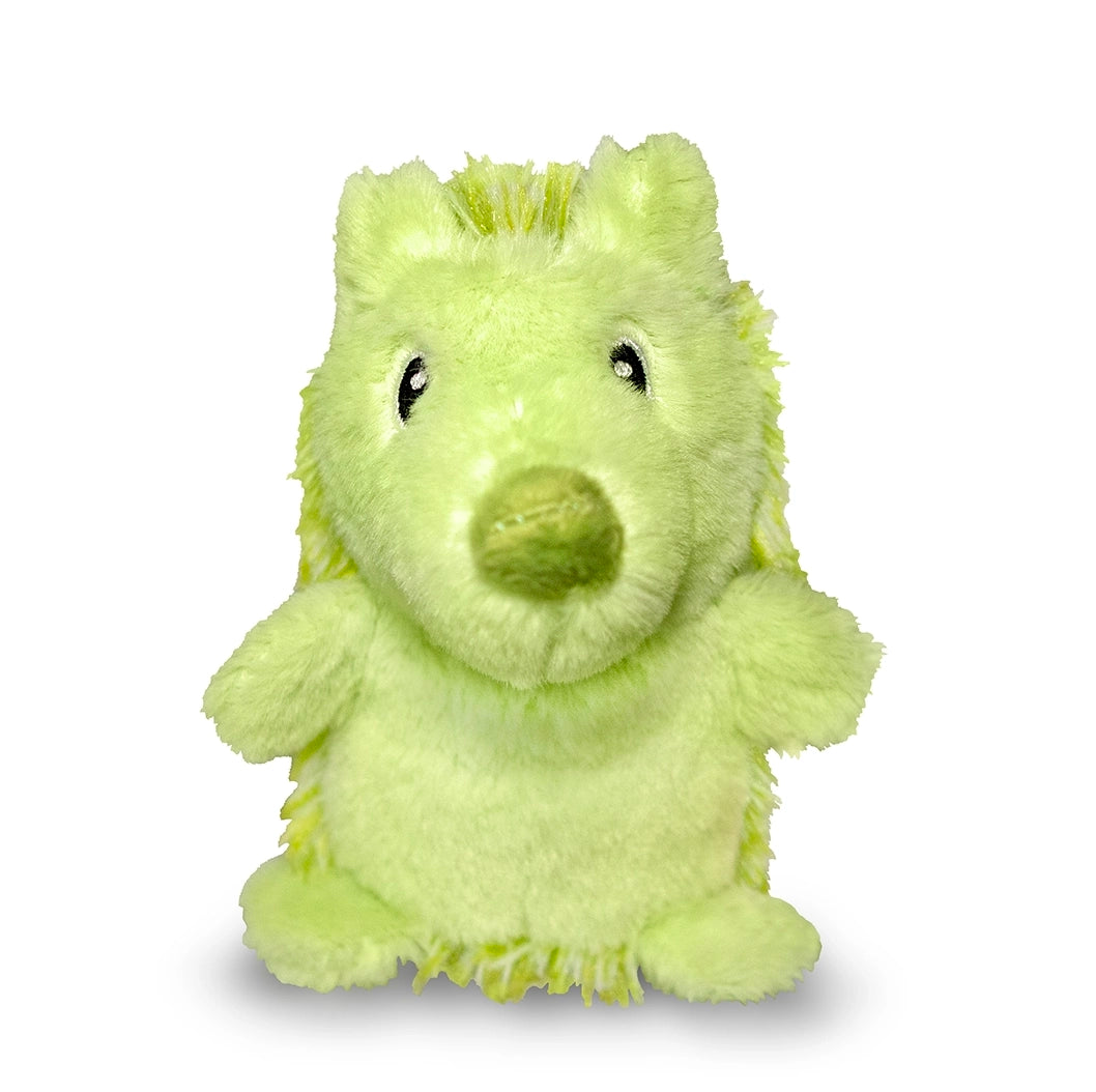 ThoozyPet Hedgehog Plush Dog Toy Green 5"