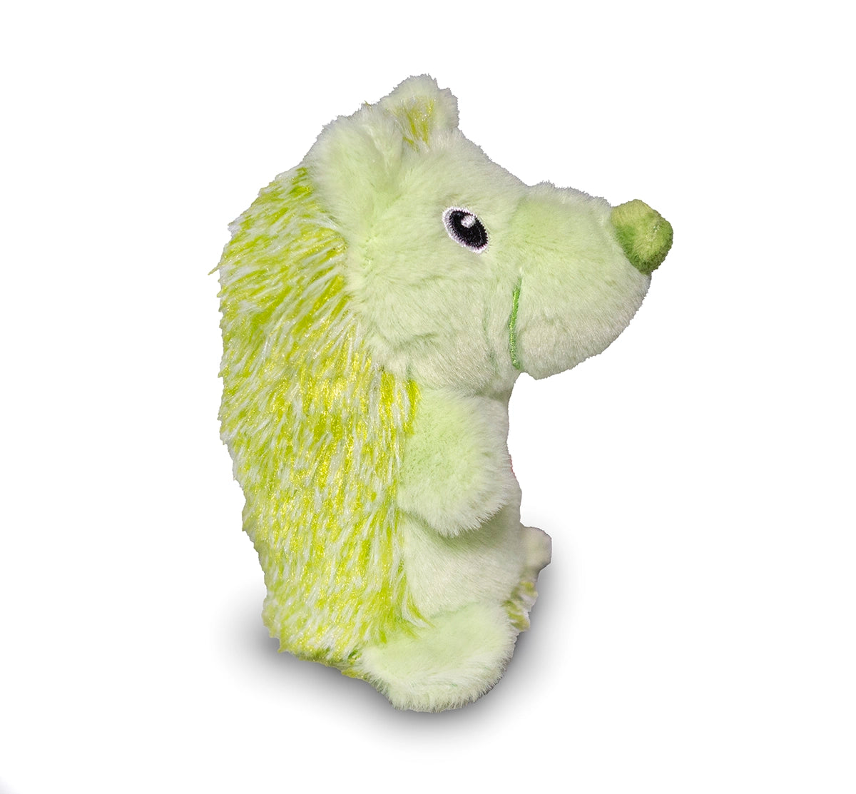 ThoozyPet Hedgehog Plush Dog Toy Green 5"