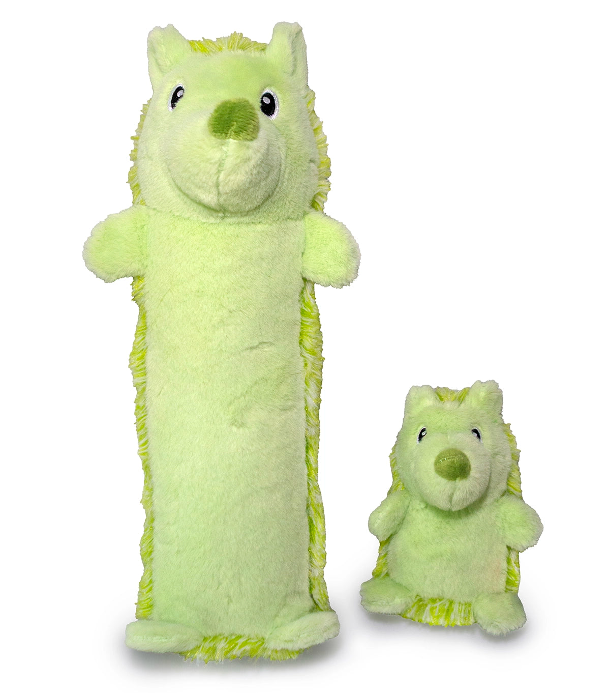 ThoozyPet Hedgehog Plush Dog Toy Green 5"
