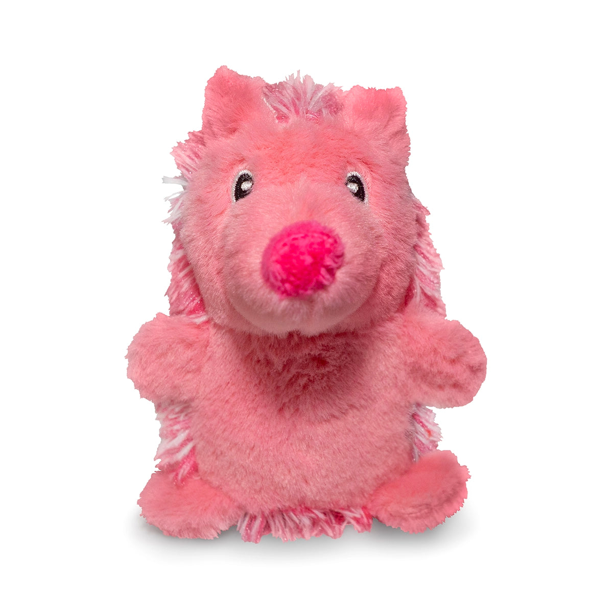 ThoozyPet Hedgehog Plush Dog Toy Pink 5"