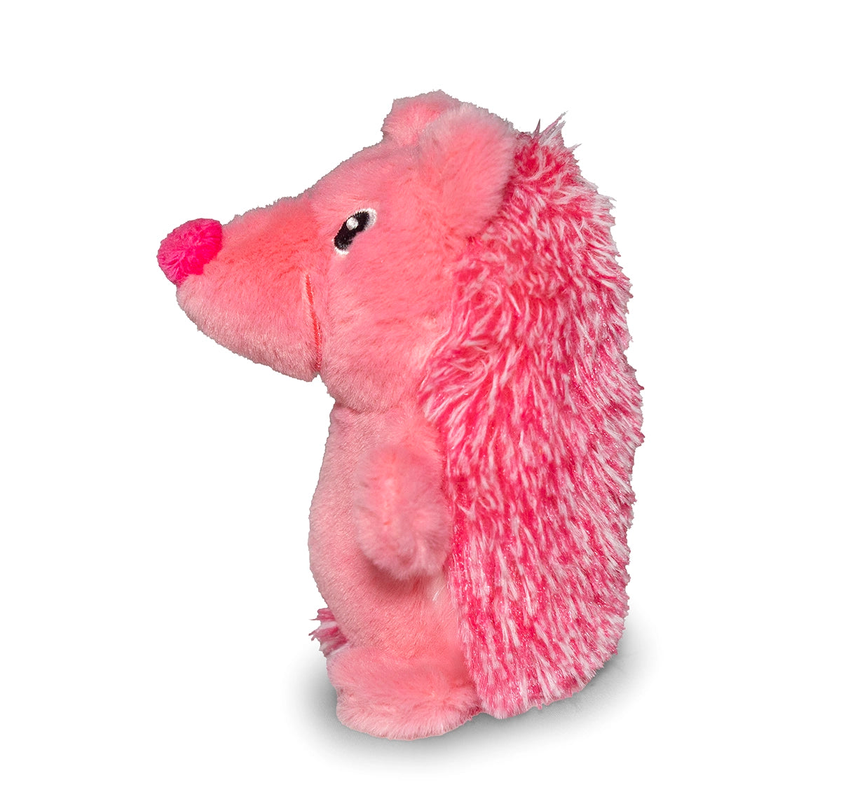ThoozyPet Hedgehog Plush Dog Toy Pink 5"