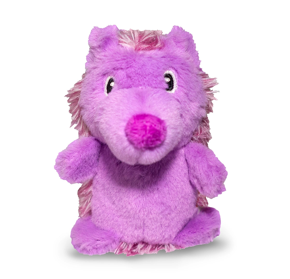 ThoozyPet Hedgehog Plush Dog Toy Purple 5"