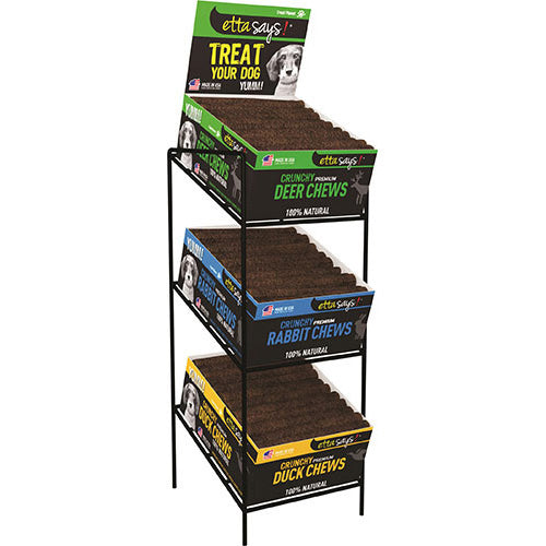 Etta Says! Chews POS Stand for 4in Chews & Bars