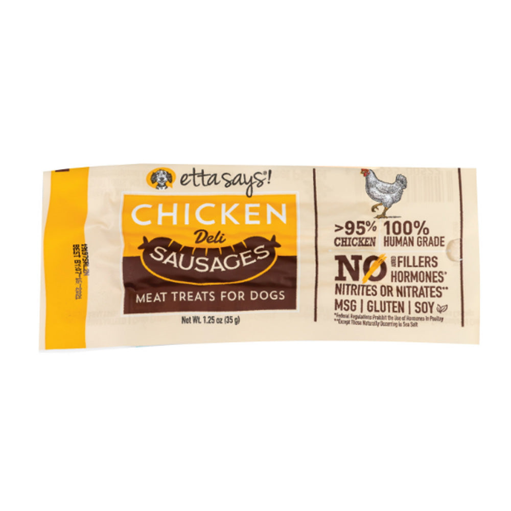 Etta Says! Sausage Link Chicken Dog Chew 1.5oz (Case of 12)