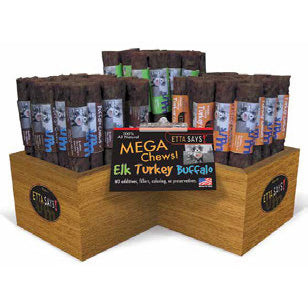 Etta Says! Mega Crunchy Dog Chew Starter Display 54ct