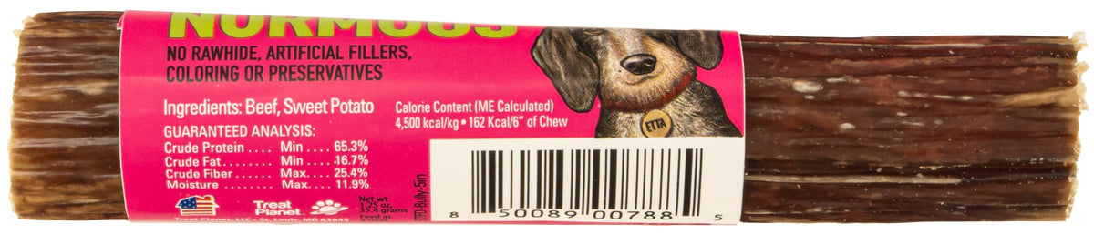 Etta Says! Esopha-normous Bully Stuffed Esophagus Chew Indiv. 5"