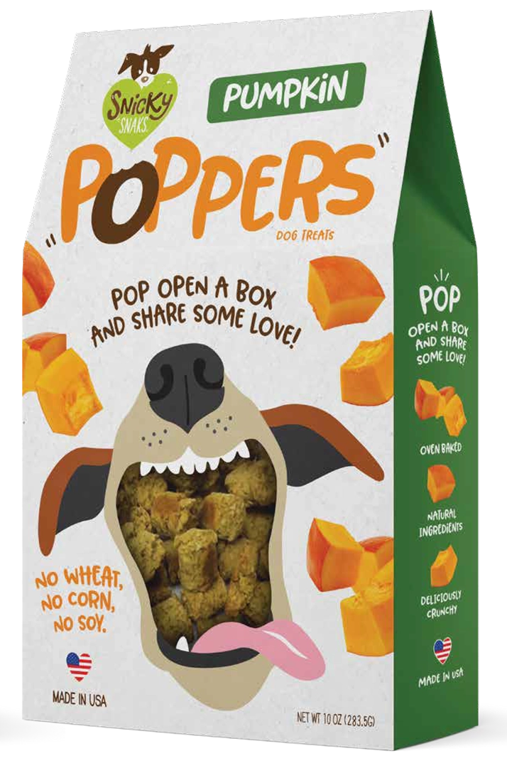 Snicky Snaks Pumpkin Poppers Treat 10 oz