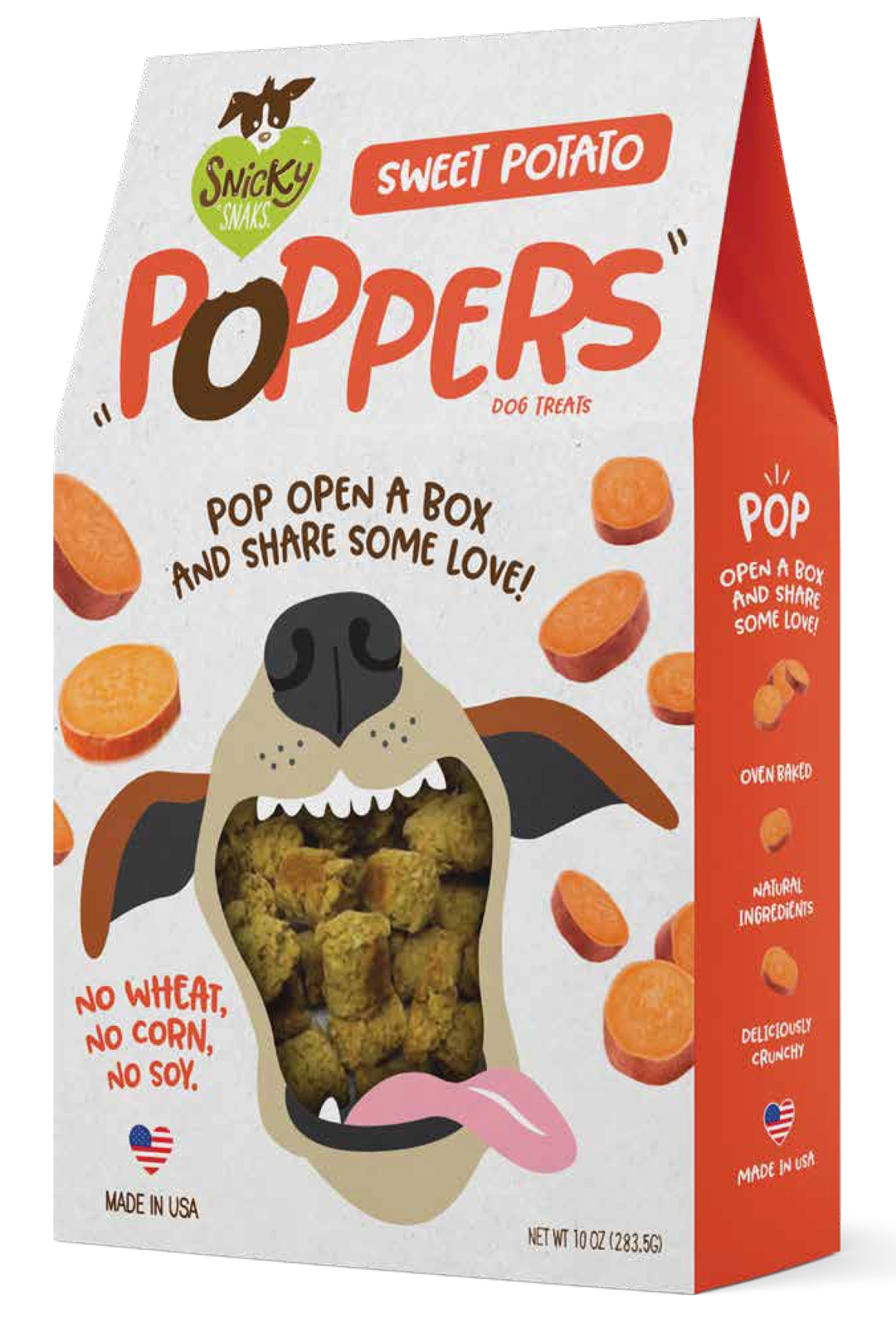 Snicky Snaks Sweet Potato Poppers Treat 10 oz