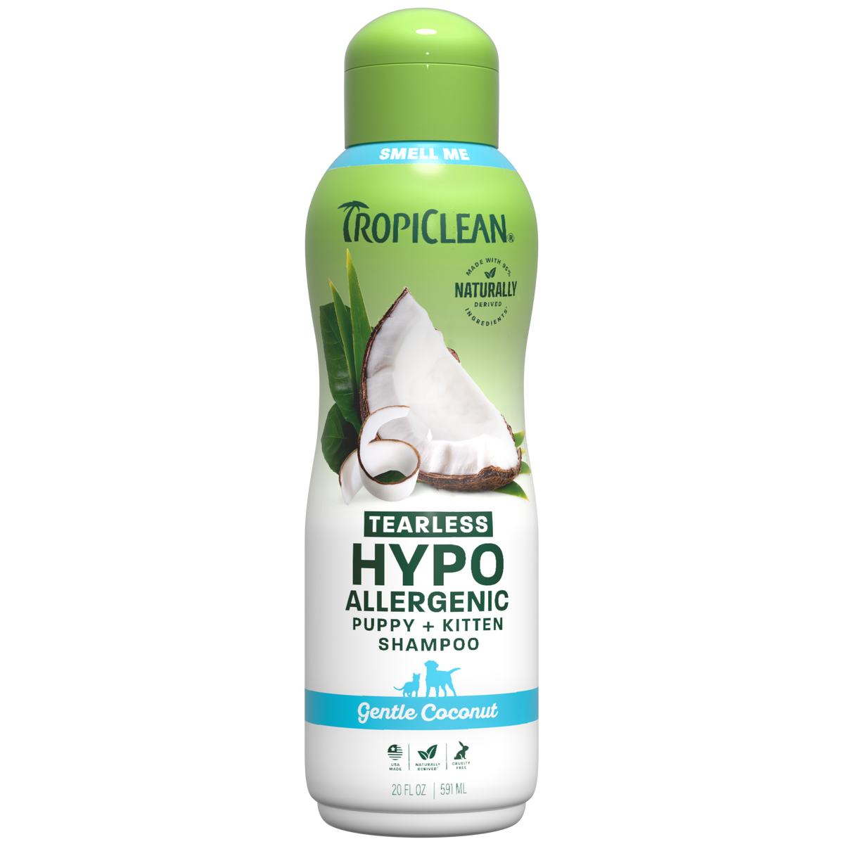 TropiClean Hypoallergenic Puppy & Kitten Shampoo, 20oz