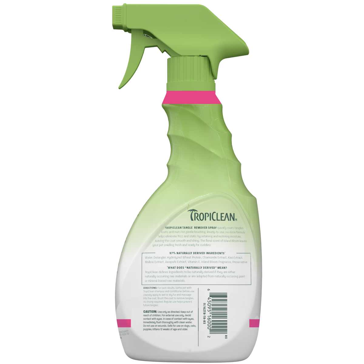 TropiClean Island Bloom Tangle Remover Pet Spray, 16oz