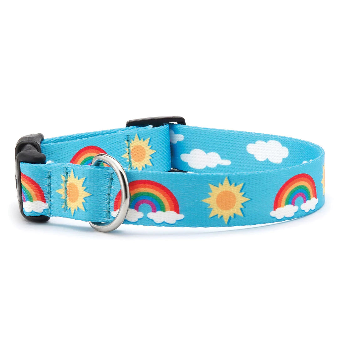 Up Country Sport Rainbows and Sunshine Collar MED Wide