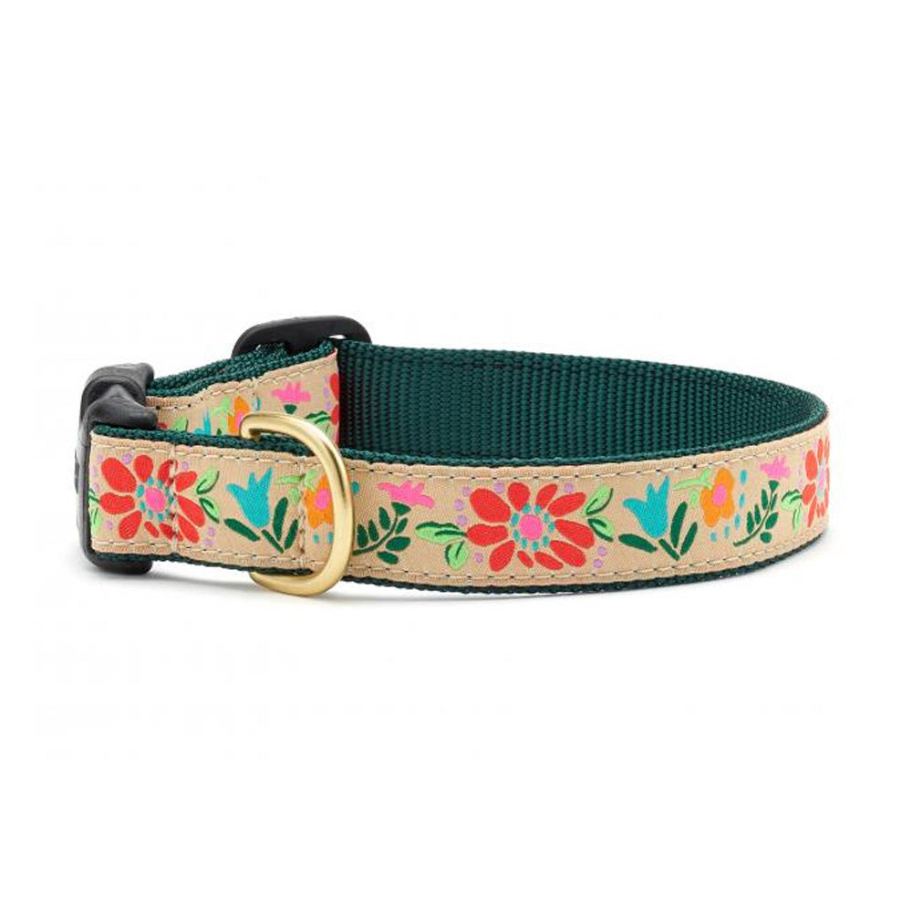 Up Country Tapestry Floral Collar LG Wide