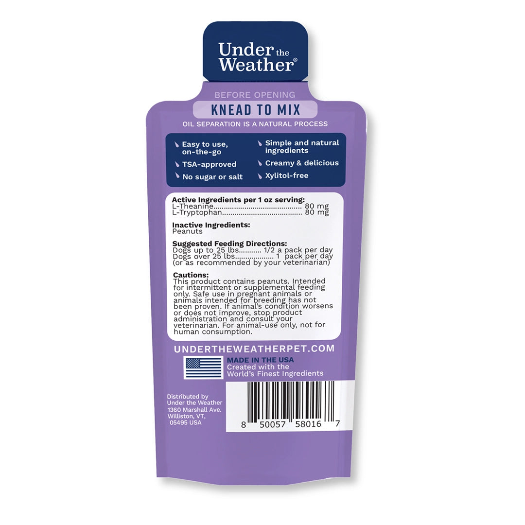 Under the Weather PB & Chill Calming Peanut Butter 1oz