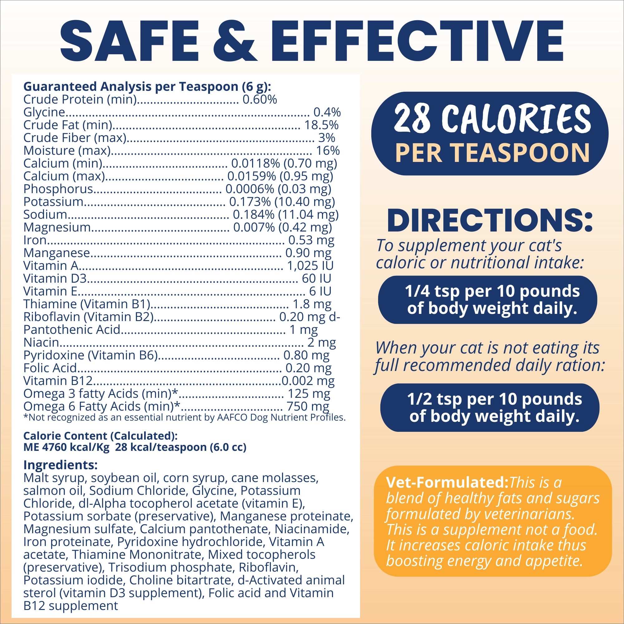 Under the Weather Ready Cal Plus w Electrolytes Squeezable for Cats 3.5oz