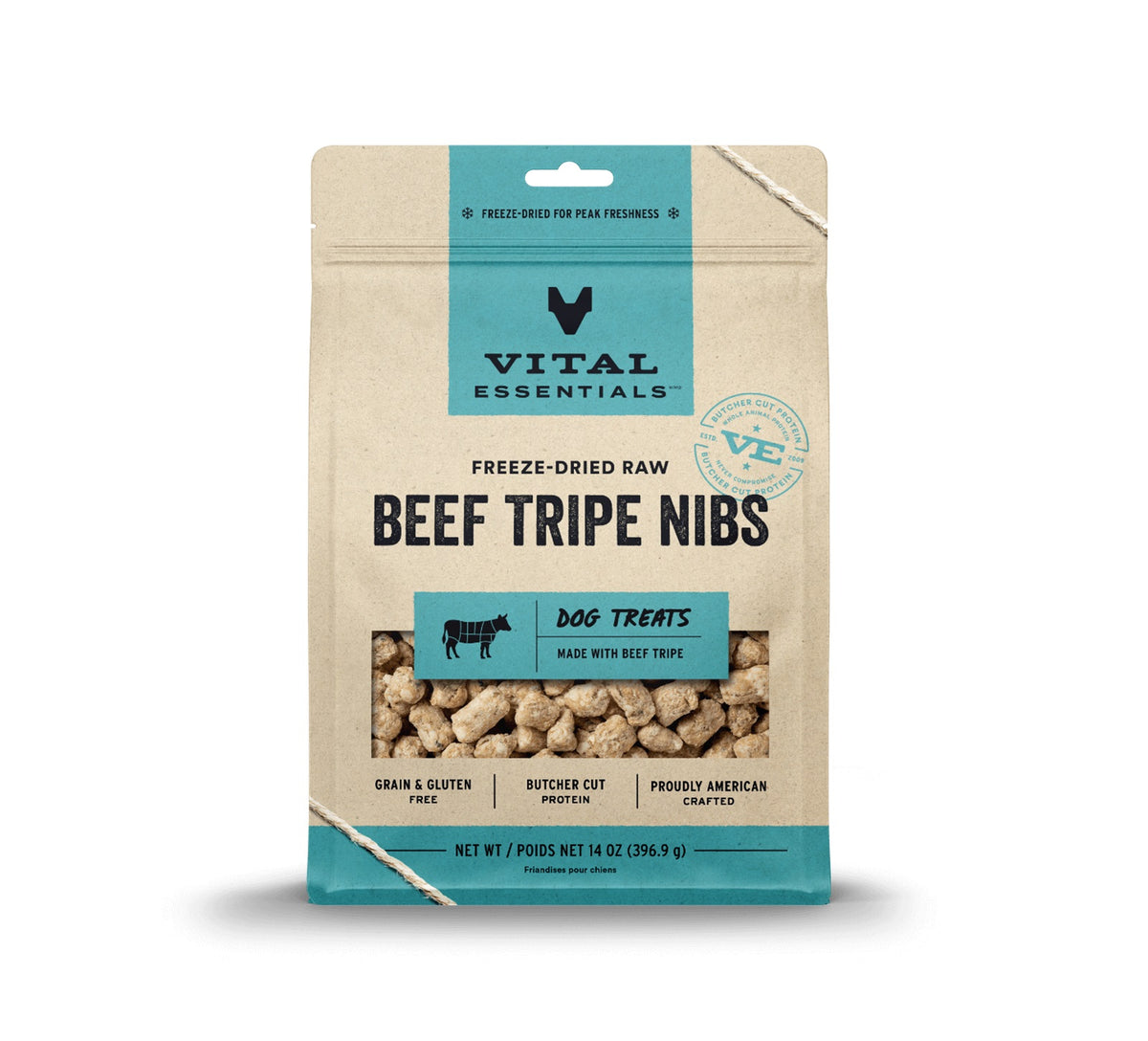 Vital Essentials® Freeze-Dried Beef Tripe Nibs Dog Treats, 14 oz