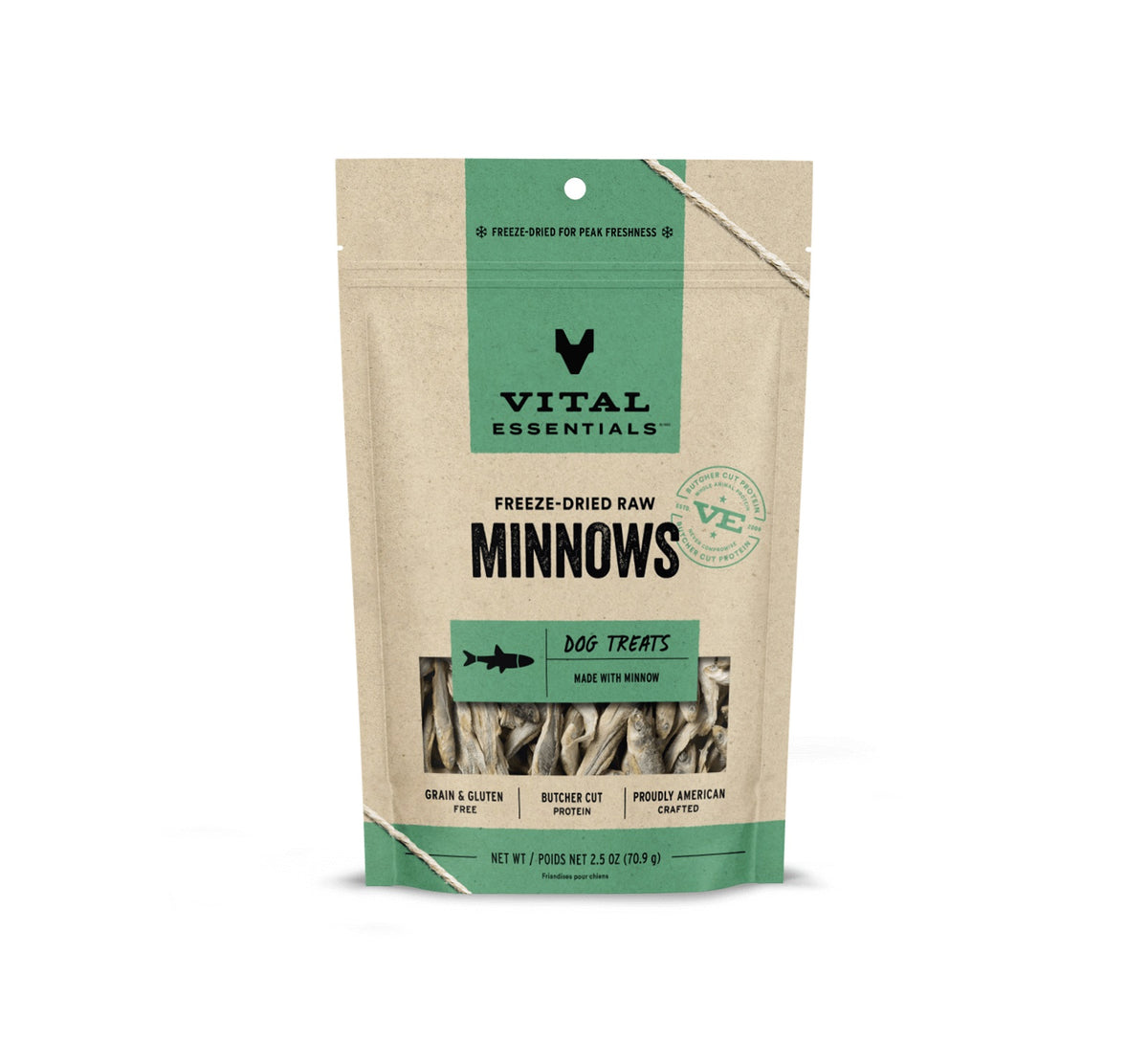 Vital Essentials® Freeze-Dried Minnows Dog Treats, 2.5 oz