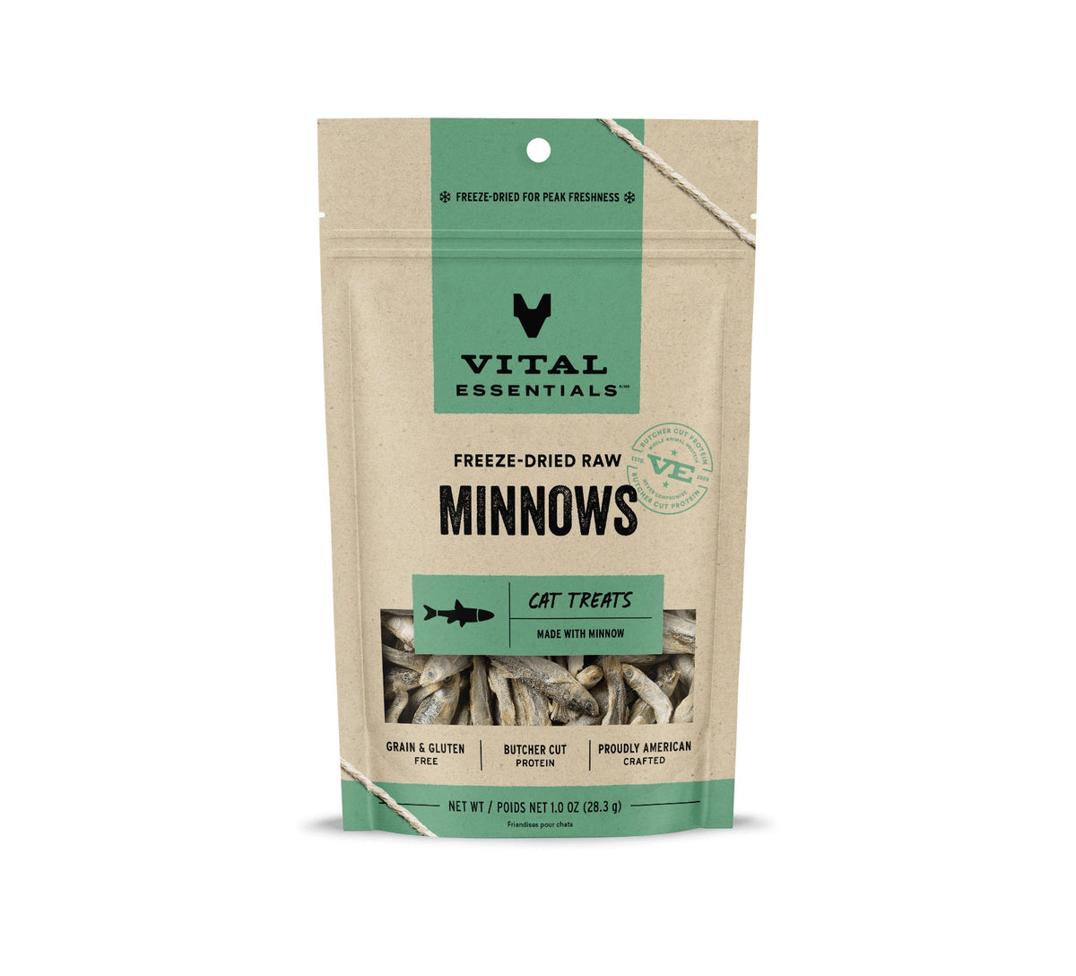 Vital Essentials® Freeze-Dried Raw Minnows Cat Treats, 1.0 oz