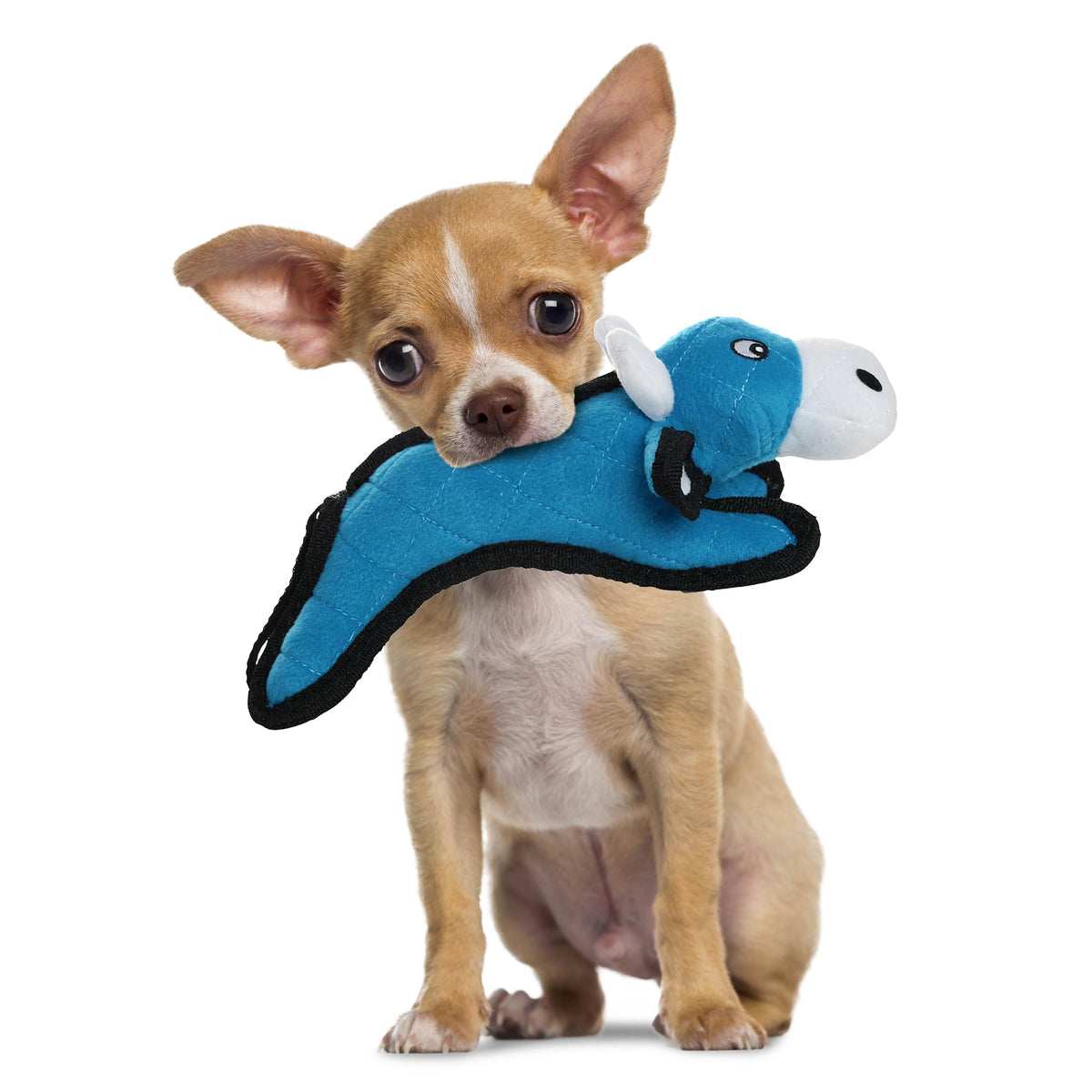 VIP Tuffy Kelvin Cow Jr Dog Chew Toy 5.5"