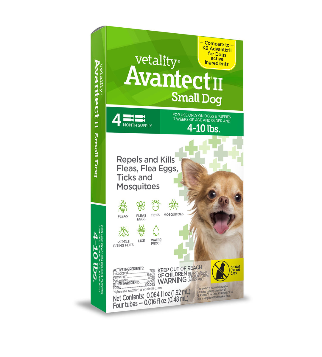 Vetality Avantect II Small Dog 4-10 lbs