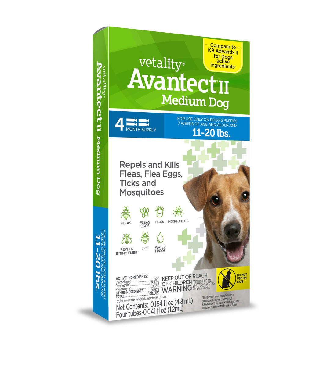 Vetality Avantect II Medium Dog 11-20 lbs